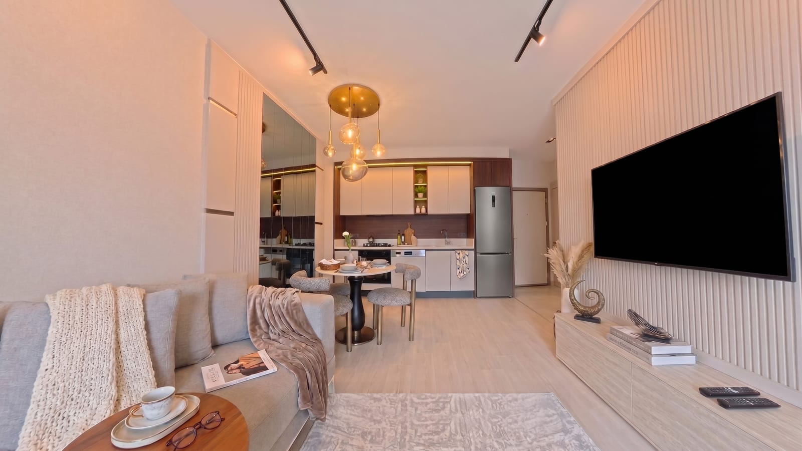 Laviva Plus örnek daire salon oturma alanı fotoğrafı
